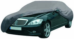 🚗🌧️ Dunlop Autoabdeckung - Universal - 534 x 178 x 120 cm - Schwarz blau Angebot bei HelloDeals