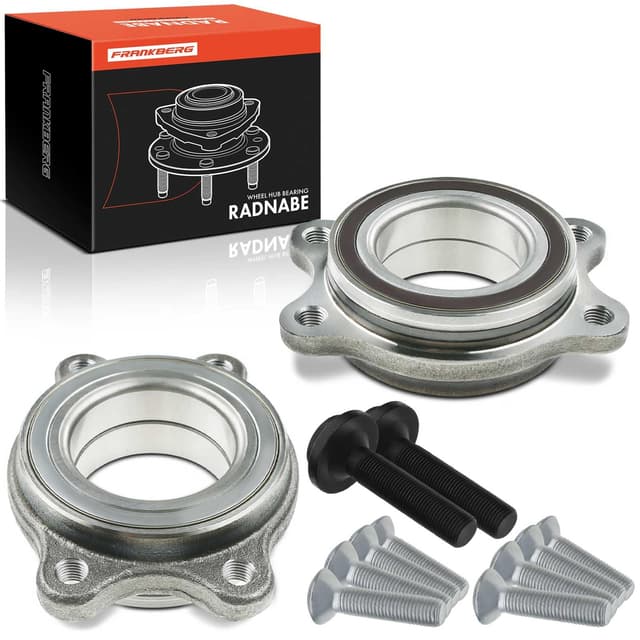 🔧 Frankberg 2x Radnabe Radlagersatz Vorne Hinten unterstützt die ABS-Funktion Kompatibel mit A4 8K2 B8 A4 Allroad 8KH B8 A4 Avant 8K5 B8 A6 Avant 4G5 C7 4GD Replace# 4H0498625