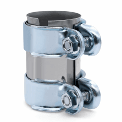 🔧 PWGHWG Auspuffschelle 55mm Doppelschelle Auspuff Schelle Rohrverbinder Edelstahl 🛠️ Angebot bei HelloDeals