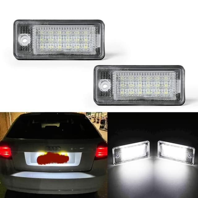 OZ-LAMPE LED Kennzeichenbeleuchtung für AUDI Q7 B5 A8 S3 A6 C6 A3 8P A4 S4 A5 8F S8 RS4 RS6