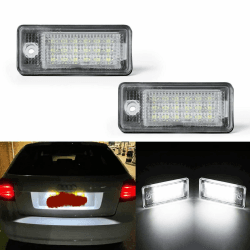 OZ-LAMPE LED Kennzeichenbeleuchtung für AUDI Q7 B5 A8 S3 A6 C6 A3 8P A4 S4 A5 8F S8 RS4 RS6 Angebot bei HelloDeals