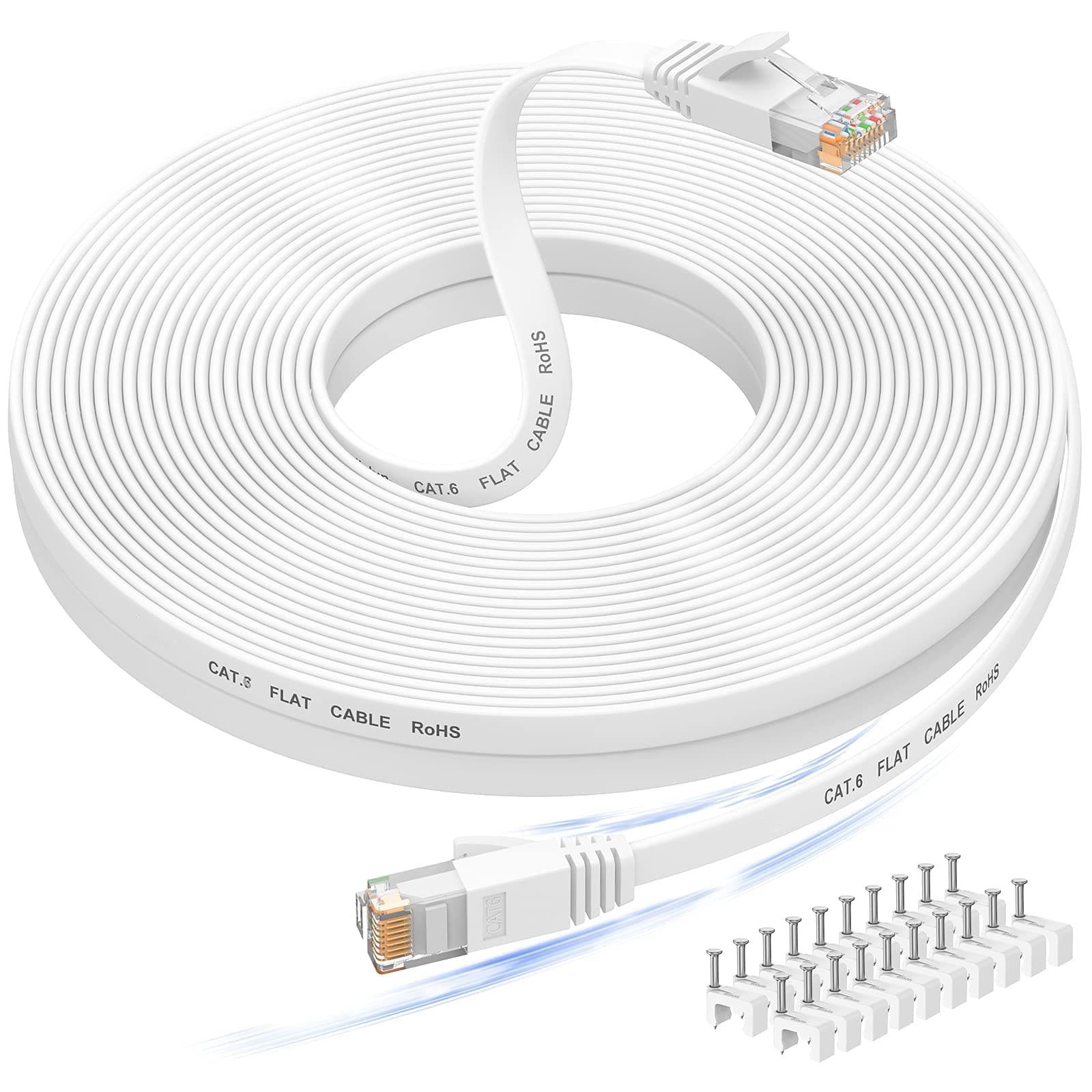 🔥 Nixsto Ethernet Kabel 30m Cat 6 - High Speed Netzwerkkabel 🚀