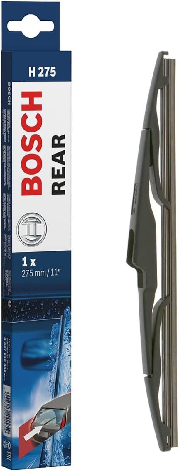 🚗 Bosch Scheibenwischer Rear H275, Länge: 275mm - Scheibenwischer für Heckscheibe H275 (11") Deal!