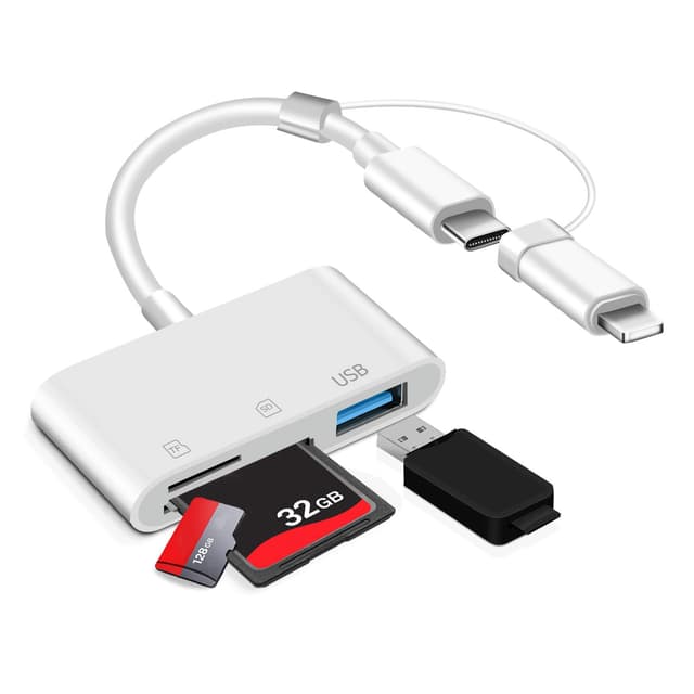 SD Karte Adapter für iPhone - [MFI Zertifiziert] 📸📱