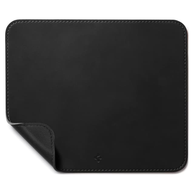 🖱️🎮 Spigen Mauspad aus Velo Vegan PU Leder - Gaming Mousepad in Schwarz 🖤