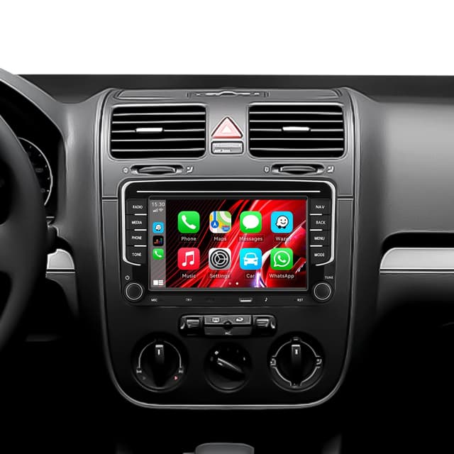🚗 2+64G CAMECHO Android 13 Autoradio für VW Golf 5 Golf 6 Skoda Polo Passat Tiguan Touran