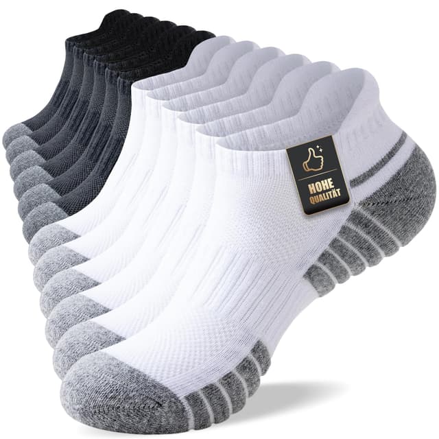 🧦🏃‍♂️ SockWaddles Sneaker Socken Herren Damen, Sportsocken mit Gepolstert