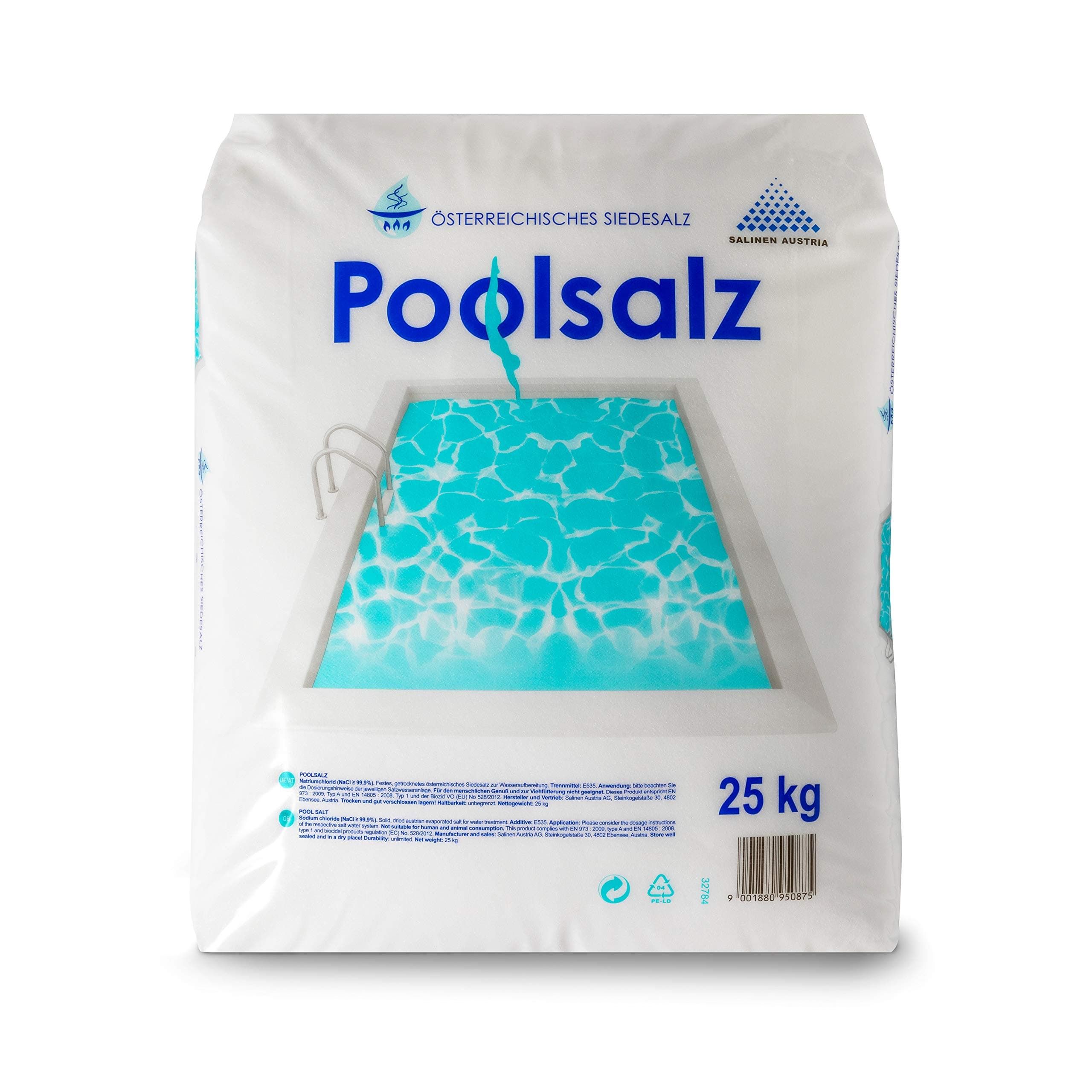 🏊‍♀️🌊 Super Deal! Salinen Poolsalz 25 kg - Höchste Reinheit für Pools 🌟