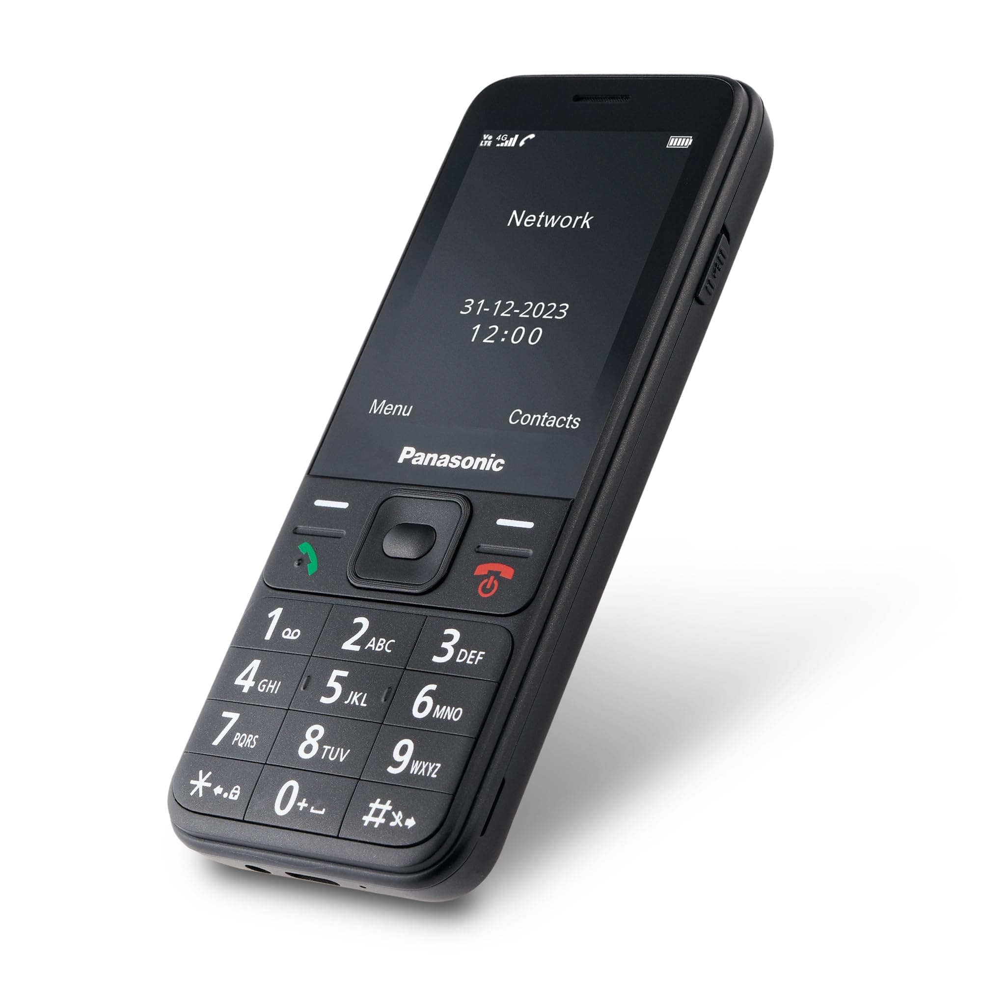 📞 Panasonic KX-TF200 Mobiltelefon | 2,4" TFT-Farb-LCD | Bluetooth 3.0 | Schwarz