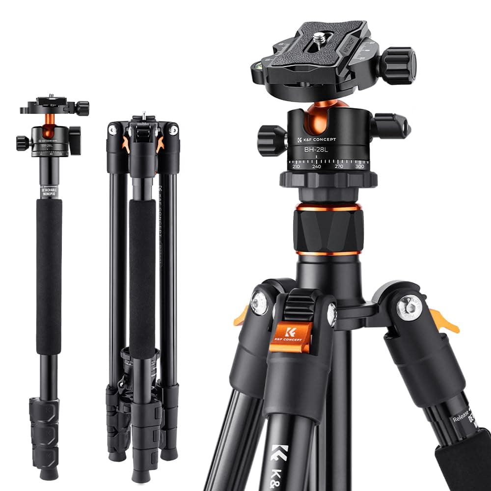 K&F Concept Tripod Kamera Stativ mit abnehmbarem Monopod 📸🌟