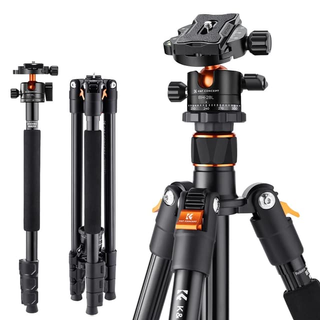 K&F Concept Tripod Kamera Stativ mit abnehmbarem Monopod 📸🌟