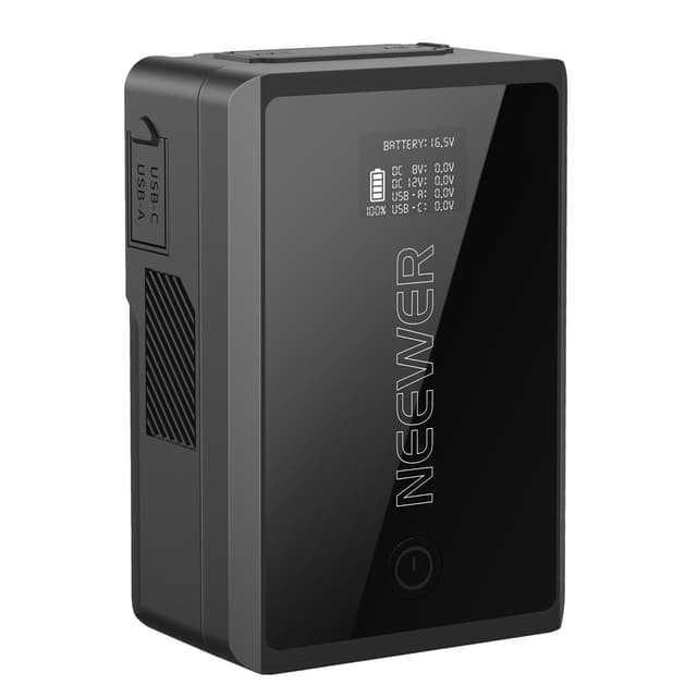 NEEWER Mini V Mount Akku mit D Tap/USB C/USB A/BP/ 2 DC Anschlüssen ⚡️🔋