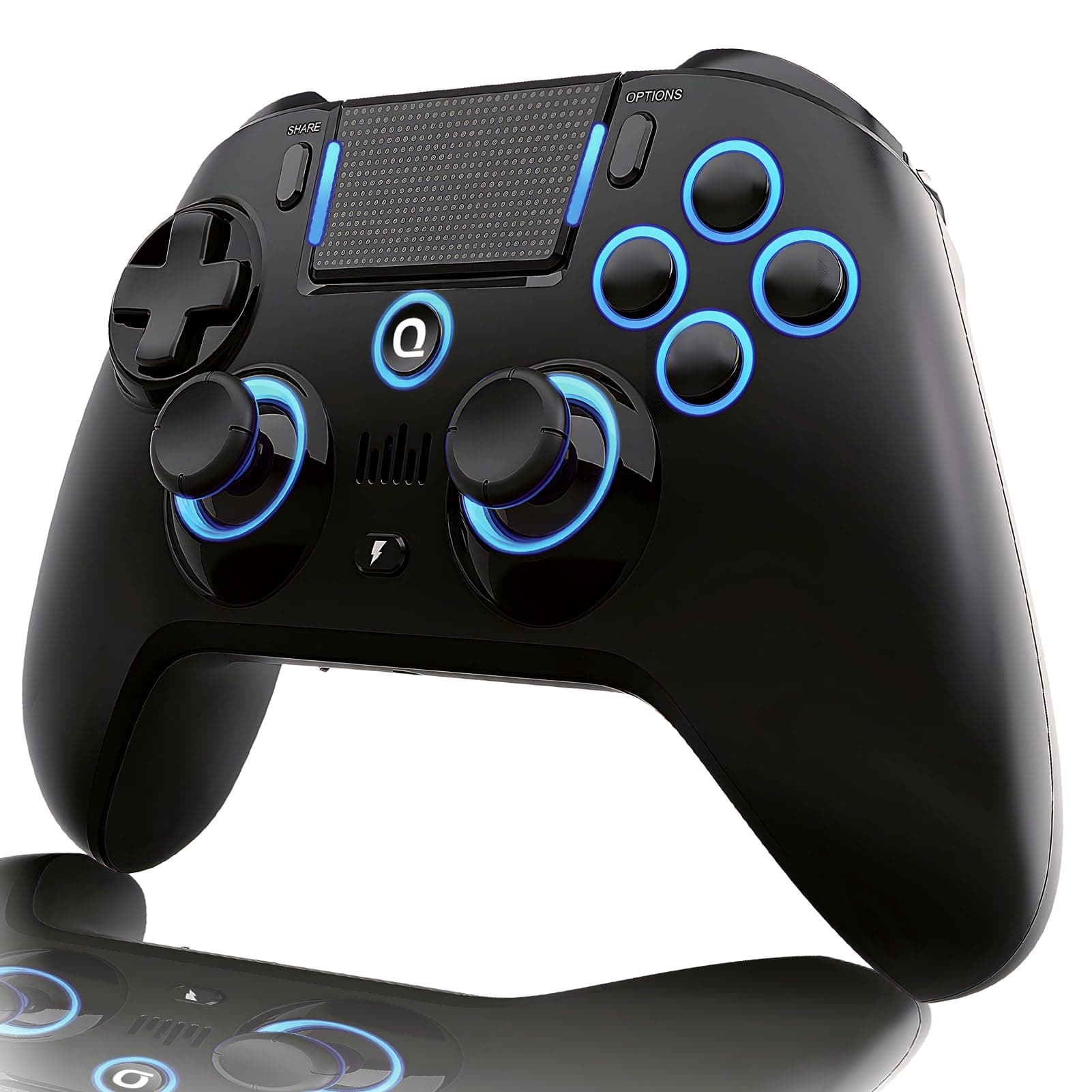 QRD Spark N5 Wireless Controller für PS4 Pro Slim PS3 PS2 Steam Deck PC Windows Mac iOS Android TV Box