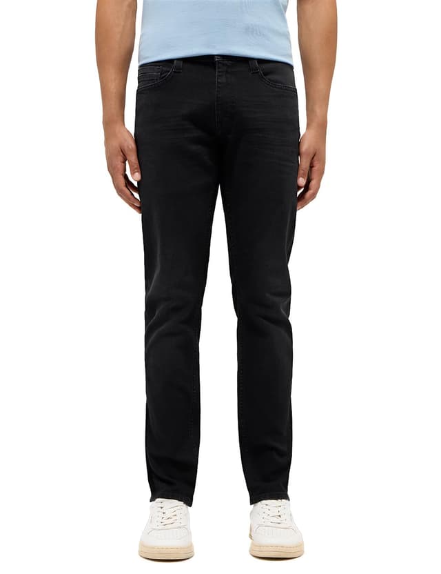 👖 Super Angebot! MUSTANG Herren Jeans Hose Style Oregon Slim 40W / 34L Schwarz