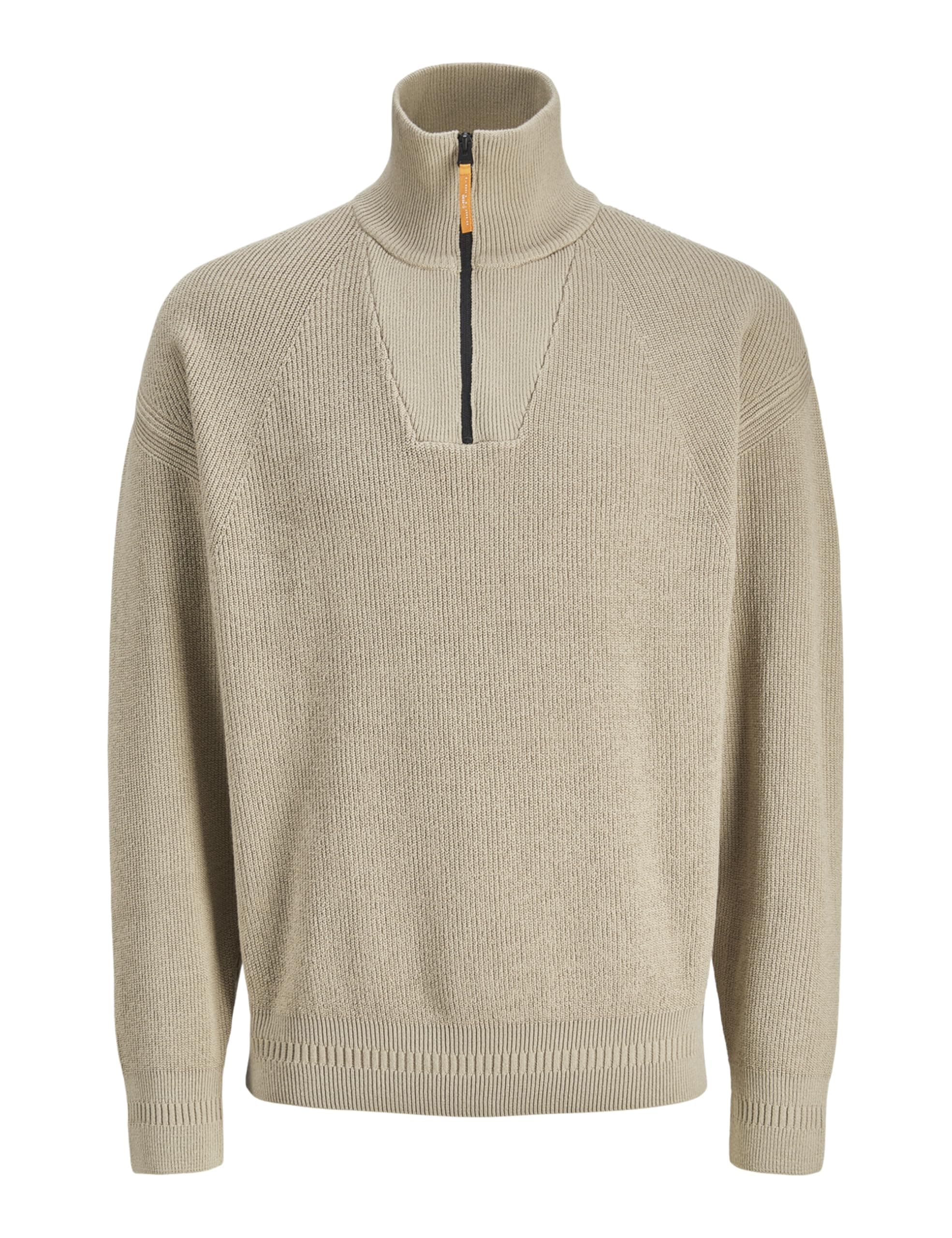 🔥 Super Deal! JACK & JONES Herren Highneck Pullover JCOOUTDOOR Knit - Relaxed Fit S - XXL XXL Crockery