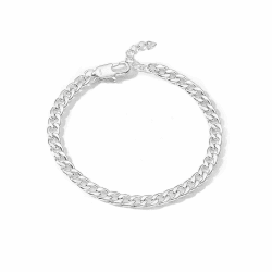 Esrael Italienisch Solide 925 Sterling Silber/14K Gold plattiert Armband 😍🎁