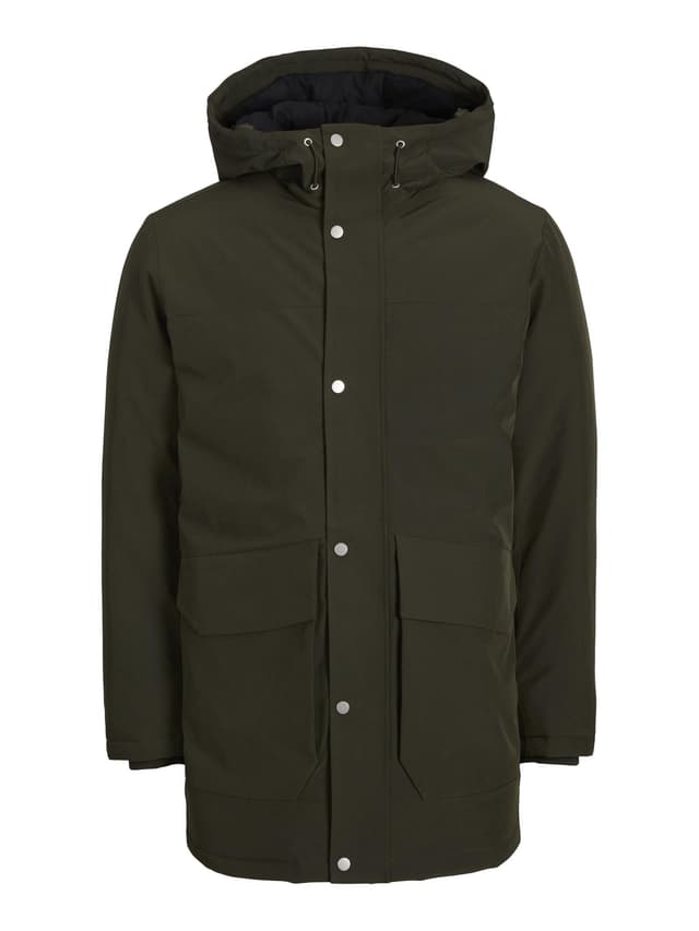 🧥 JACK & JONES Male Parka Parka S Rosin - Nur 39.8€ & Kostenloser Versand!
