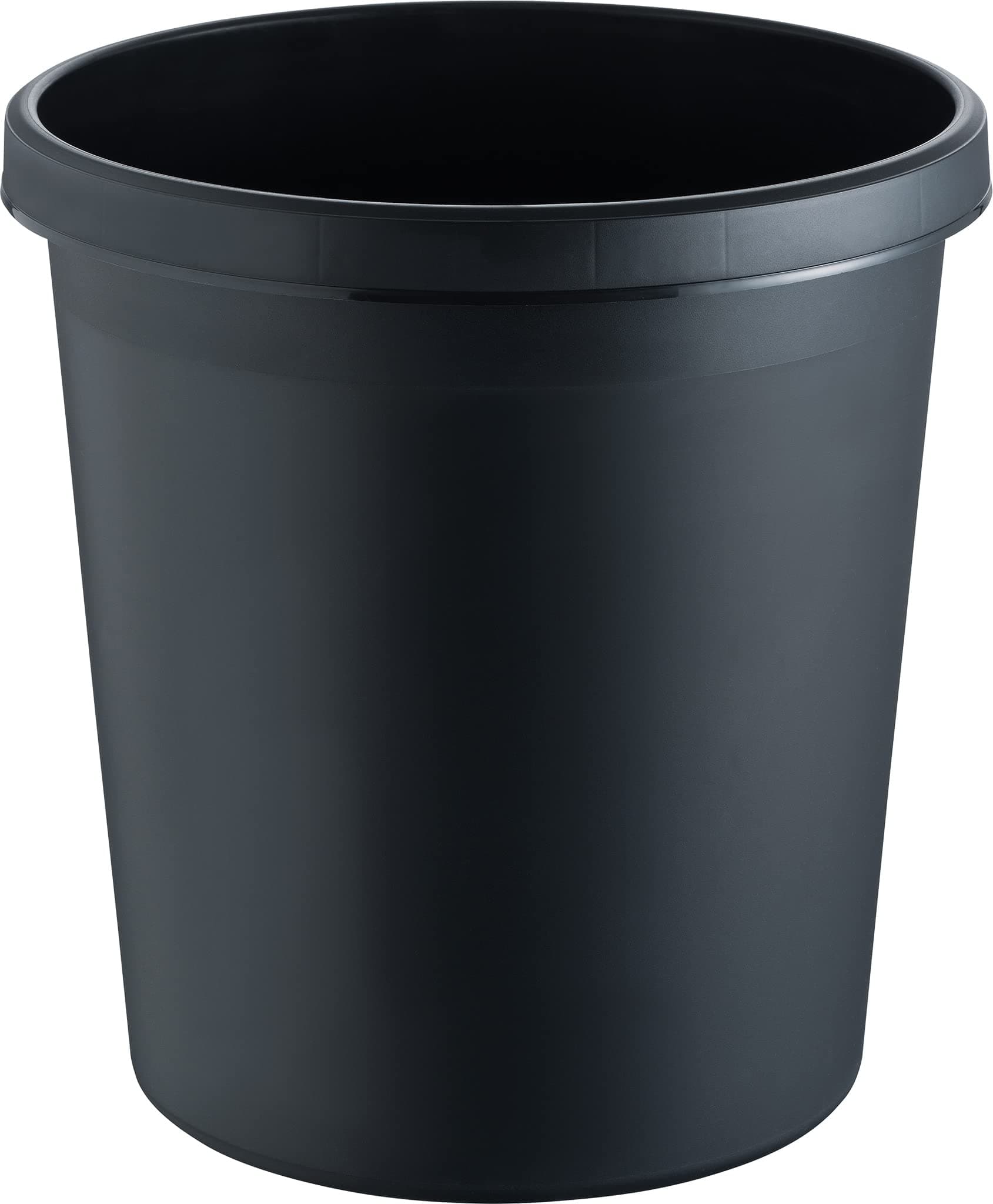 🗑️ helit H6105895 - Papierkorb „the german“, 18 Liter, schwarz