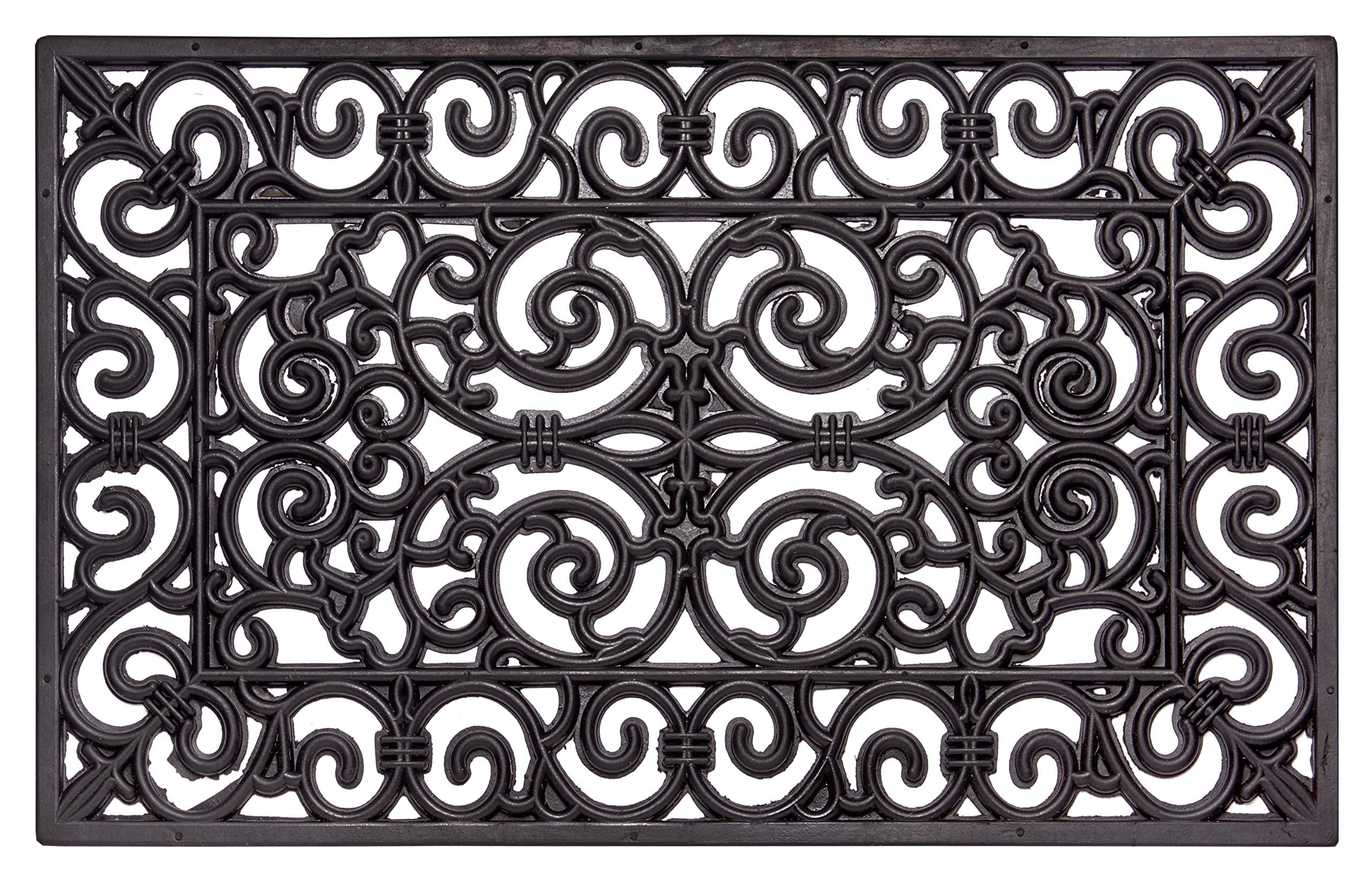 🌟 Hanse Home Gummi Fußmatte für Innen und Außen 45x75cm - Gummimatte Fussmatte Outdoor 🏡