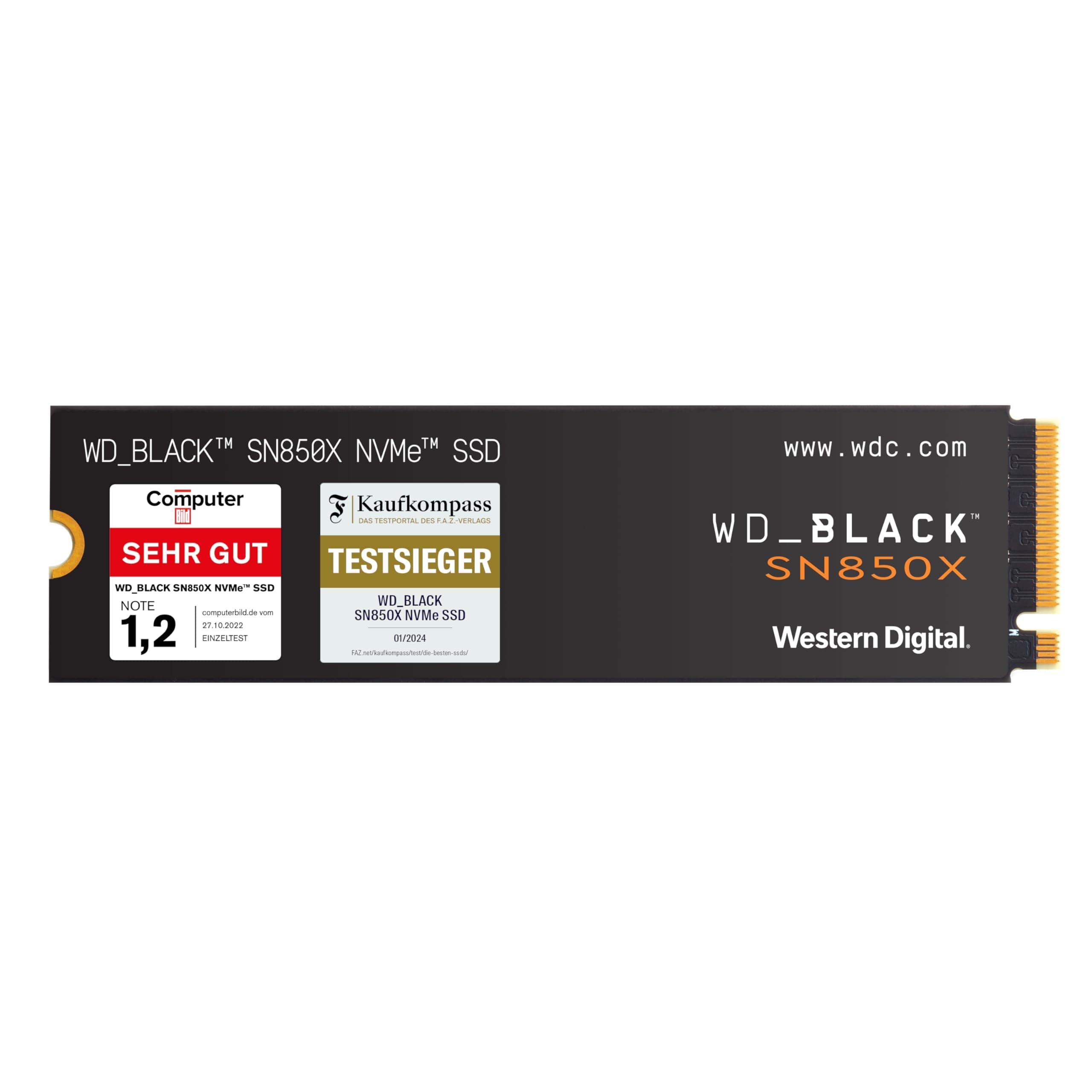 🎮 WD_BLACK SN850X NVMe SSD 2 TB - Gaming Speicher mit ultraschneller Leistung 🚀