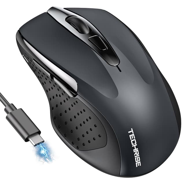 TechRise Bluetooth Maus, 2.4G Maus Kabellos 🖱️