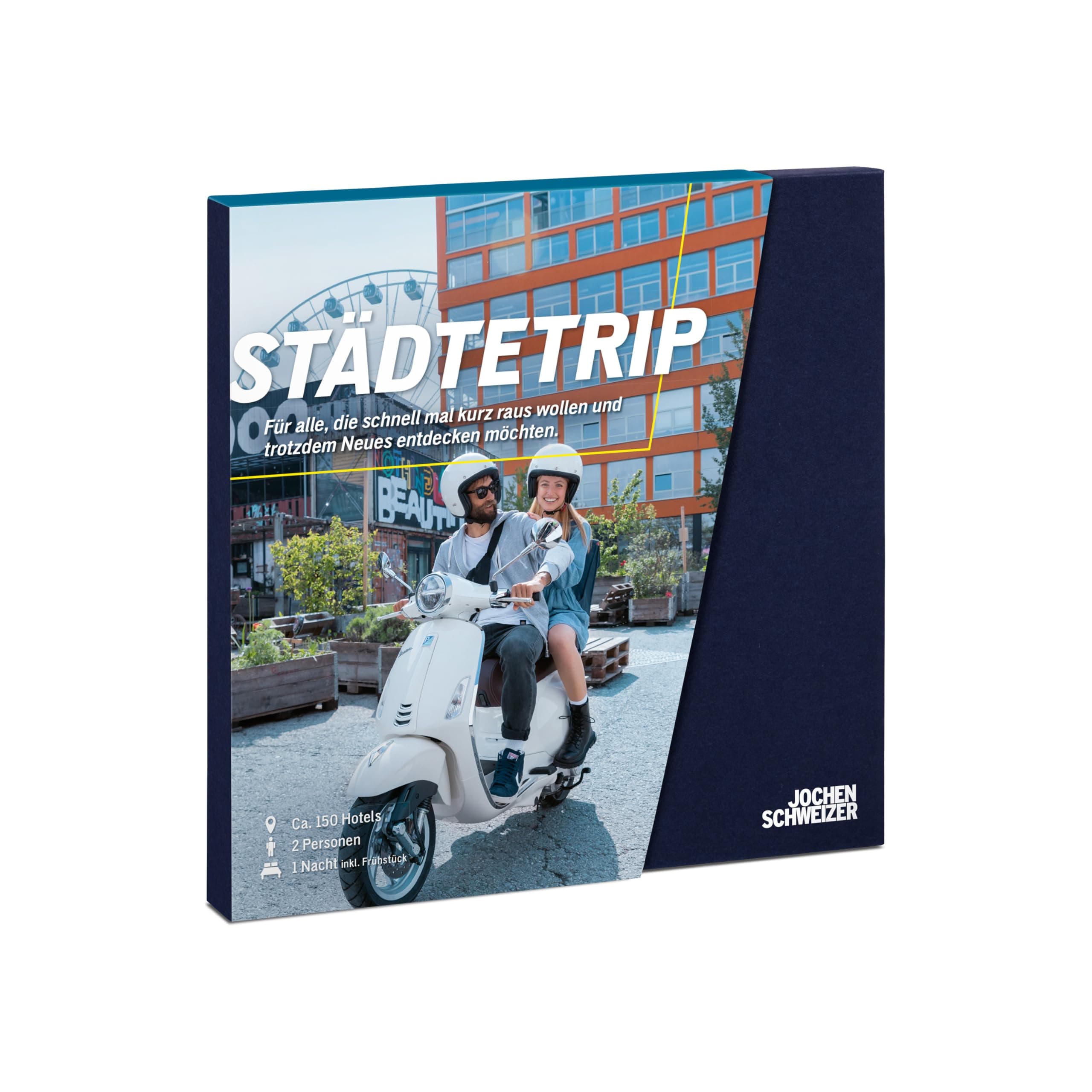 🎁 JOCHEN SCHWEIZER Geschenkbox Städtetrip! Verschiedene Hotels an 150 Standorten