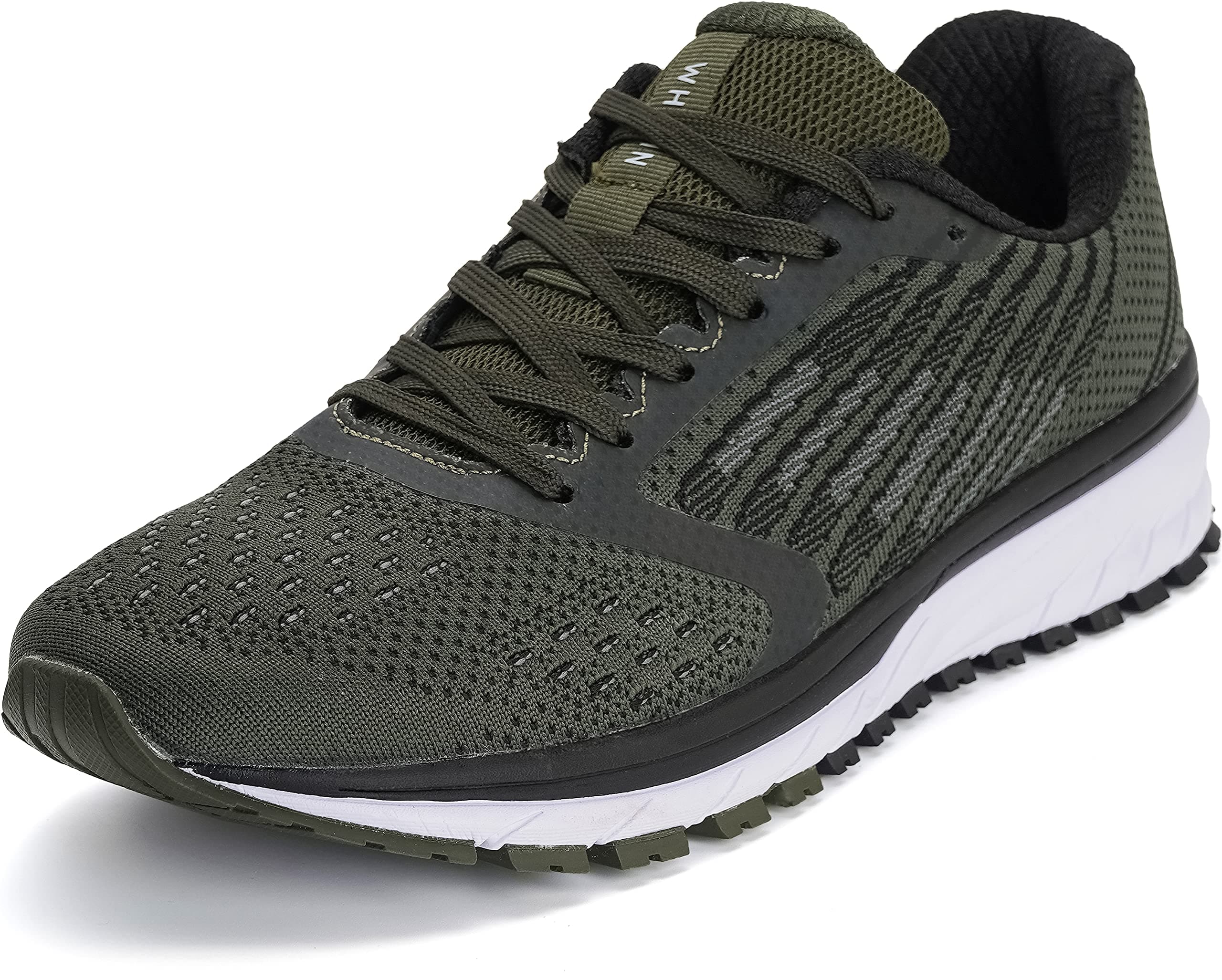 WHITIN Laufschuhe Herren Damen Turnschuhe Sportschuhe Mit 9 Farben 36-47 41 EU Armee Grün 🏃‍♂️🏃‍♀️