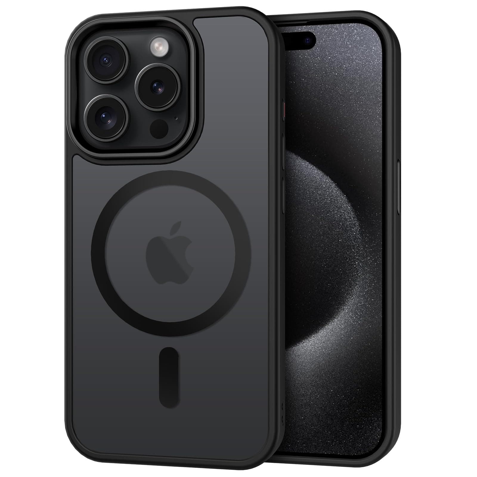 📱🔒 CACOE Magnetisch Hülle für iPhone 15 Pro 6.1 Zoll - Stoßfest & Kratzfest!