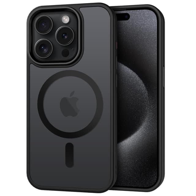 📱🔒 CACOE Magnetisch Hülle für iPhone 15 Pro 6.1 Zoll - Stoßfest & Kratzfest!