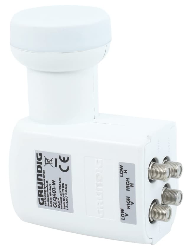 📡 Test SEHR GUT 🌟 GSS Quattro LNB Weiss für Multischalter