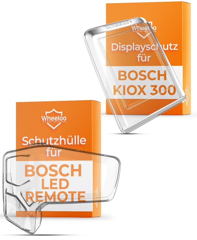 🚴‍♂️ WHEELOO 2er Set Transparente Schutzhüllen für Bosch LED Remote & Kiox 300 | E-Bike Zubehör 🛡️