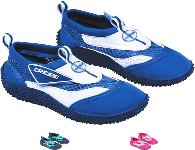 🌊👣 CRESSI Unisex-Kinder Coral Jr Premium Wasserschuhe 35 EU Weiß Blau 🏖️