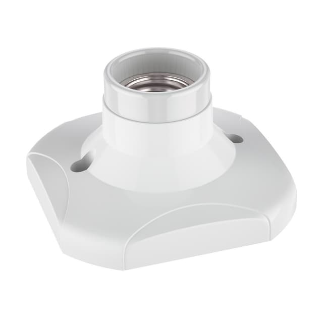 🌟 LEDSCOM.DE Deckenleuchte/Lampenfassung ELEKTRA, Porzellan, weiß, 1x E27 max. 60W 1 Stück (1er Pack) Weiß 🌟