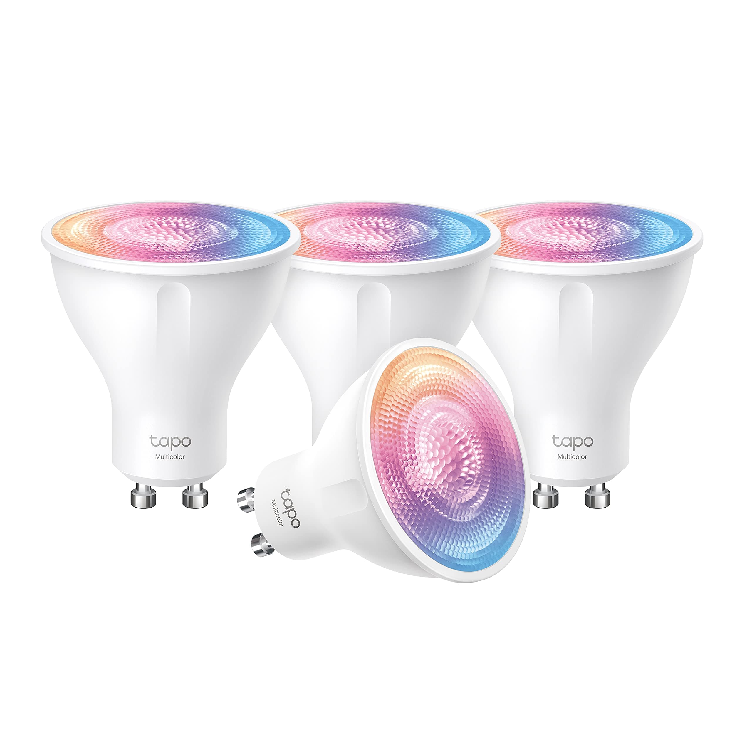 🌟 4er Pack Mehrfarbige Tapo Smarte WLAN Glühbirne GU10 L630 4pcs 🌈