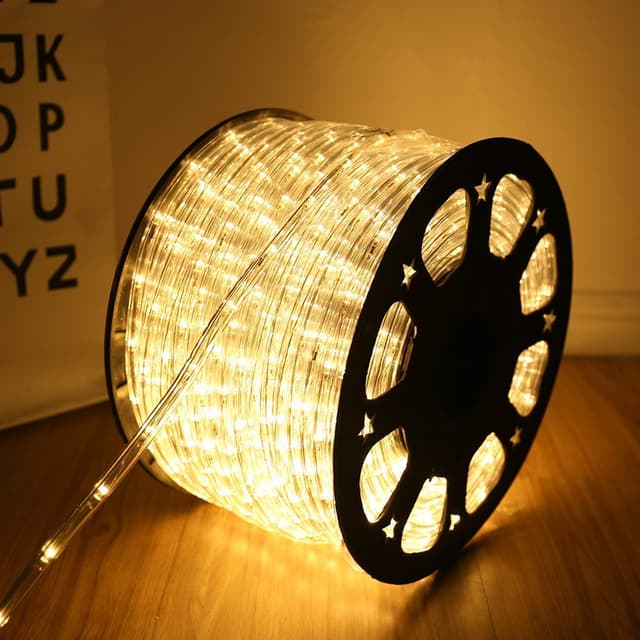Ansobea LED Lichterschlauch Außen, 50m 1200 LEDs Lichterkette 🌟