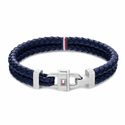 Tommy Hilfiger Herren Armband aus Leder mit Edelstahlverschluss 😎🎁