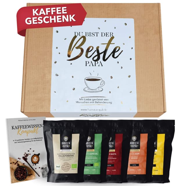 Premium Kaffeebohnen Geschenkset für den besten Papa! ☕🎁