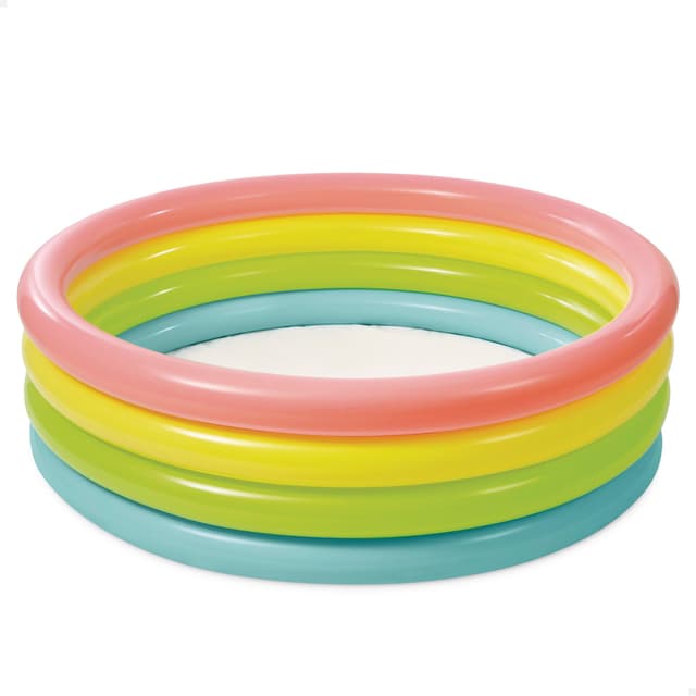 🌅🏊‍♂️ Intex 56441NP - Aufblasbarer Pool Sunset Glow, Vier Ringe, Vinyl, Mehrfarbig, 168x46 cm Single 🏊‍♂️🌅