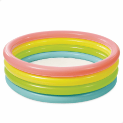 🌅🏊‍♂️ Intex 56441NP - Aufblasbarer Pool Sunset Glow, Vier Ringe, Vinyl, Mehrfarbig, 168x46 cm Single 🏊‍♂️🌅 Angebot bei HelloDeals