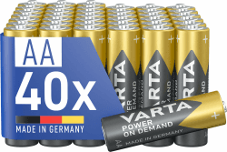 VARTA Batterien AA, 40 Stück - Power on Demand 🔋💡🔌 Angebot bei HelloDeals
