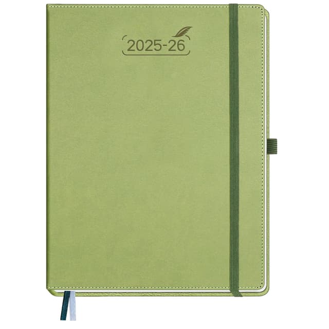 BEZEND Kalender 2025 2026 Wochenplaner A4 - Kiwi Kiwi A4 22 x 28 cm 📅📚