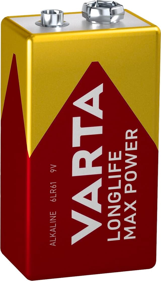 🔋🔥🚨 VARTA Batterien 9V Blockbatterie, 1 Stück, Longlife Max Power