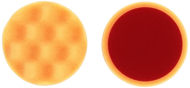 🚗 ALCLEAR 568030AH Polierpad gegen Hologramme, Auto Polierschwämme, gewaffelt, Durchmesser: 80x25 mm, orange,2er Set 🧽