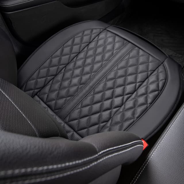 POKSRI 1 STK Auto Sitzkissen aus Echtem Rindsleder 🚗