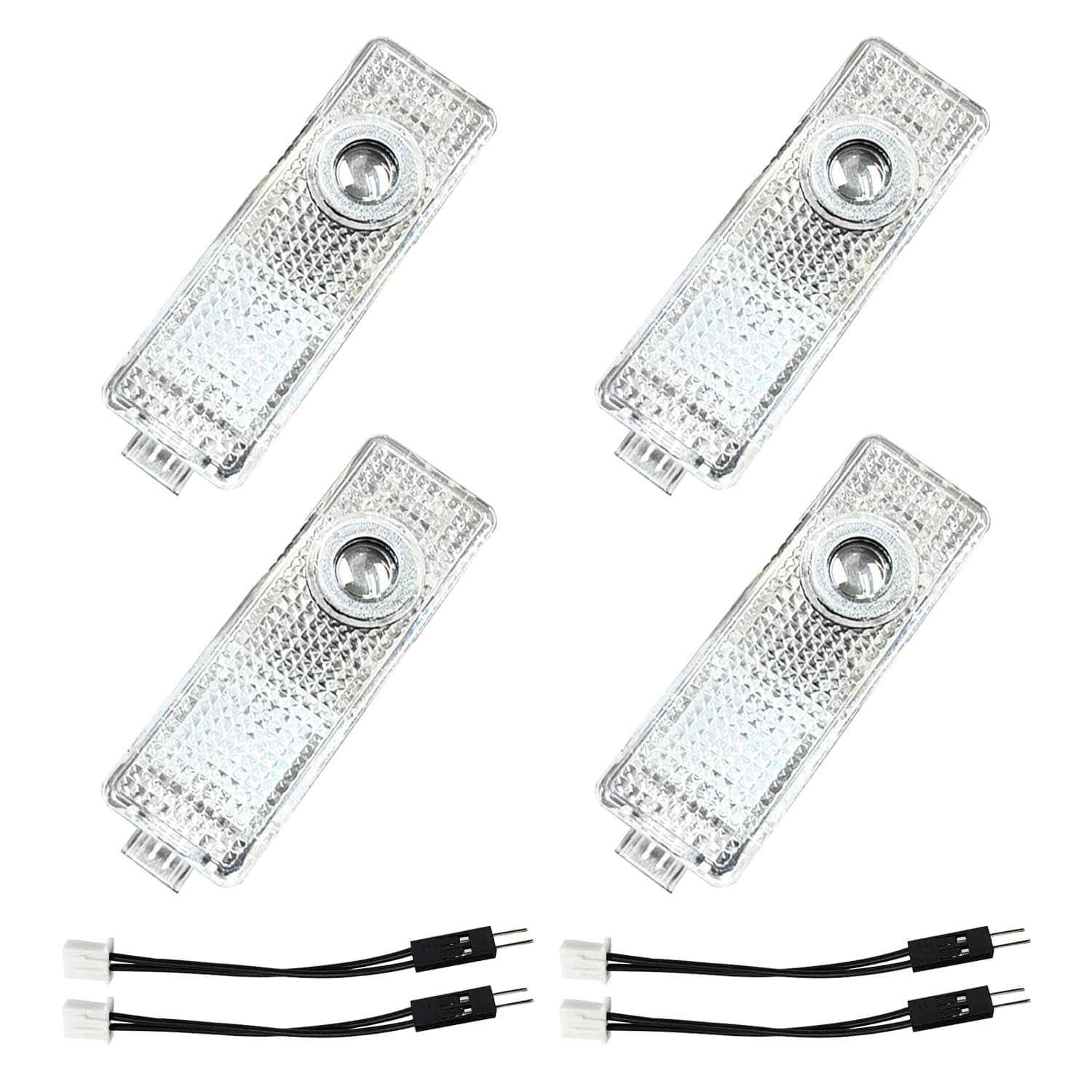 🚗 Krewua 4 Stück Autotürlichter Viererpack - Auto Eingang Beleuchtung Zubehör - Sehr schönes Geschenk 🎁