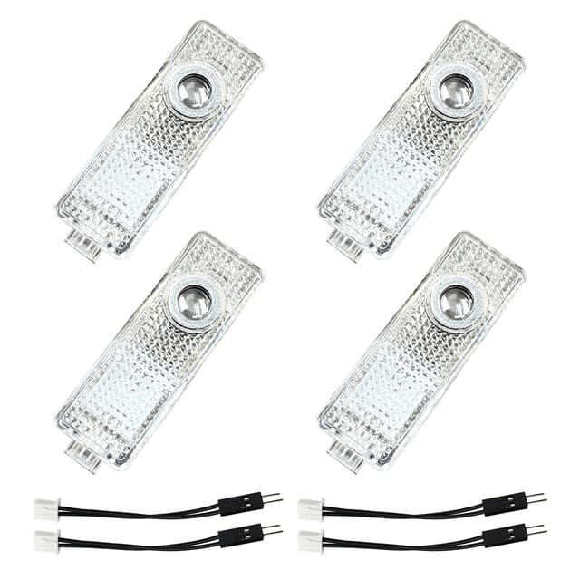 🚗 Krewua 4 Stück Autotürlichter Viererpack - Auto Eingang Beleuchtung Zubehör - Sehr schönes Geschenk 🎁