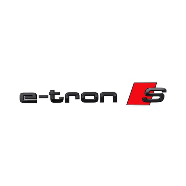 🔥 Audi e-tron S Schriftzug - Tuning Exclusive Black Edition 🔥