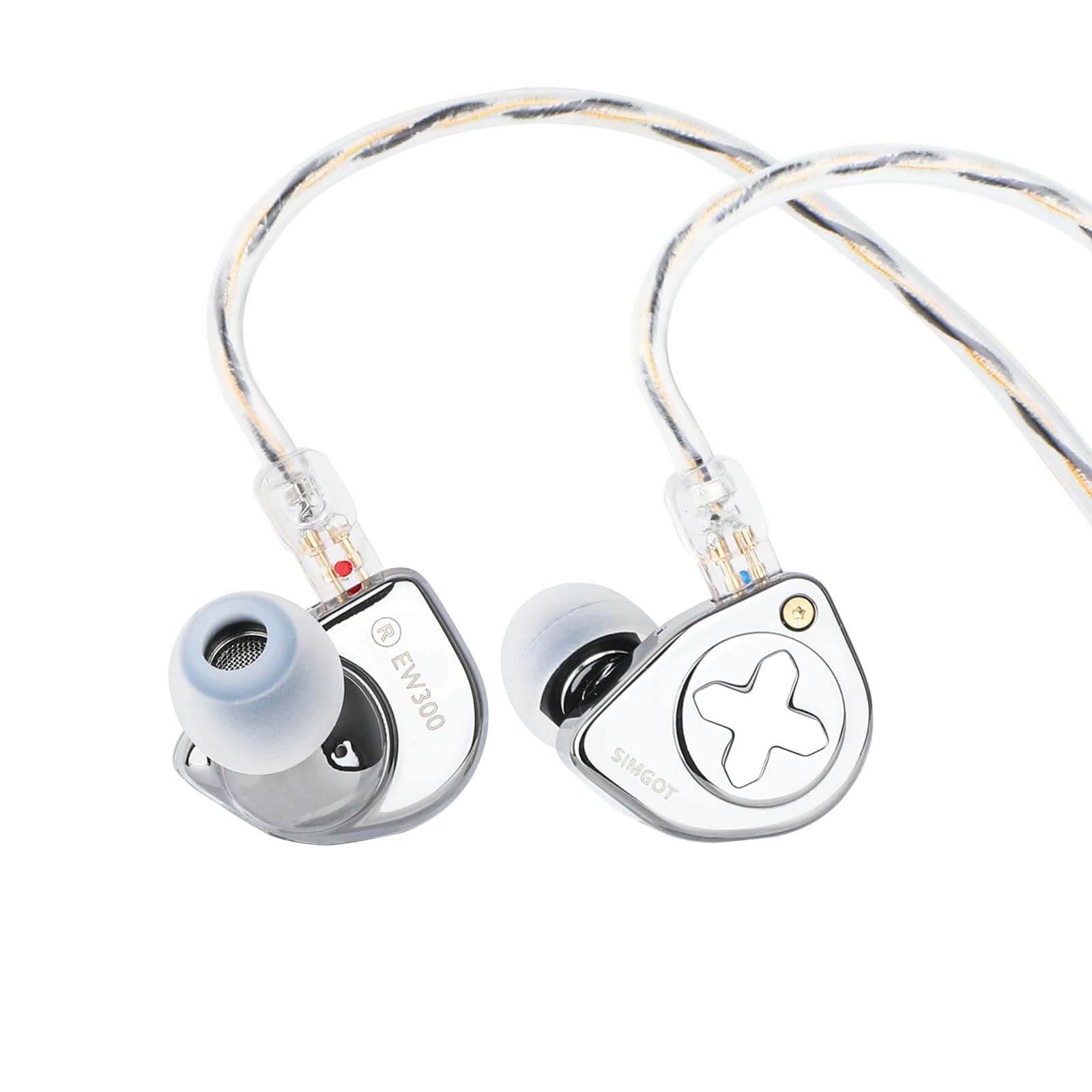 LINSOUL SIMGOT EW300 1DD+1Planar+1PZT Hybrid Treiber In Ear Monitor 🎧🎮