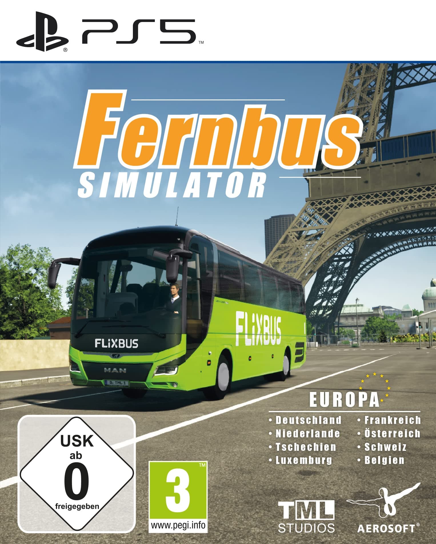 🚌 Aerosoft GmbH Der Fernbus Simulator - [Playstation 5] PlayStation 5 Standard 🎮
