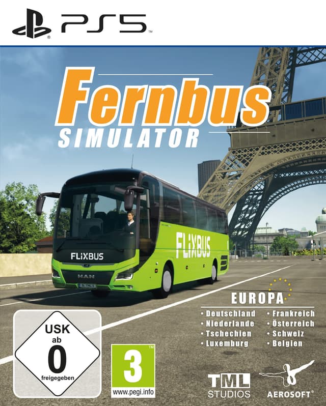 🚌 Aerosoft GmbH Der Fernbus Simulator - [Playstation 5] PlayStation 5 Standard 🎮